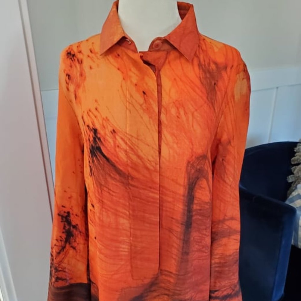 Akris Punto button down tunic